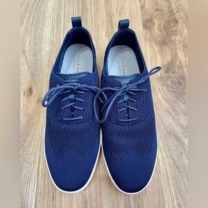 Cole Haan Women's GrandPrø Contender Oxford Navy Blue Size 10 EUC
